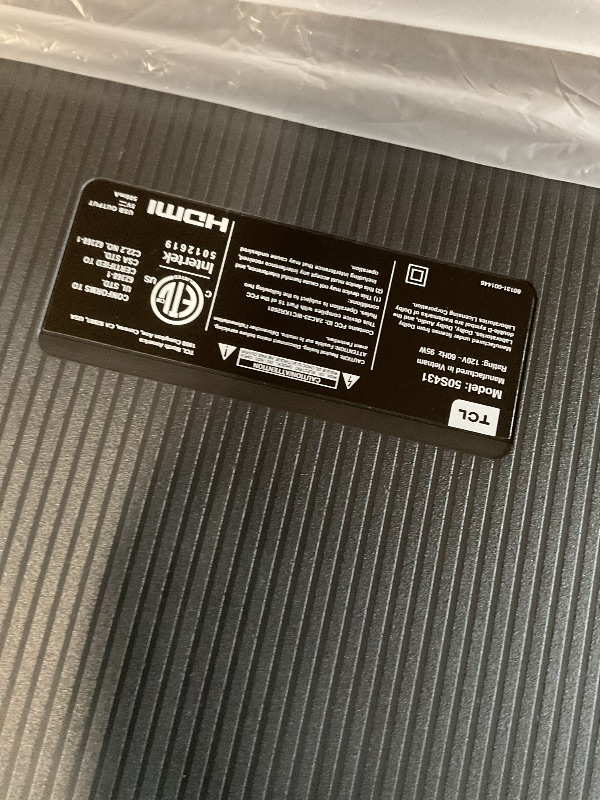 Photo 1 of ******TESTED FOR POWER ONLY***TCL 50 Inch Class QM6K Series | Mini LED QLED 4K HDR | 50QM6K, Latest Model | 120HZ-144HZ High Brightness Smart Google TV Dolby Atmos Onkyo Audio | Voice Remote Alexa Gaming Streaming Television