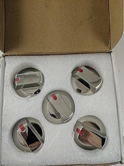 Photo 1 of #US Replacement Part for Range Burner Dial Knob Stove Knob Replaces for SS DG64-00472A (5 pcs) knobpart#4560368