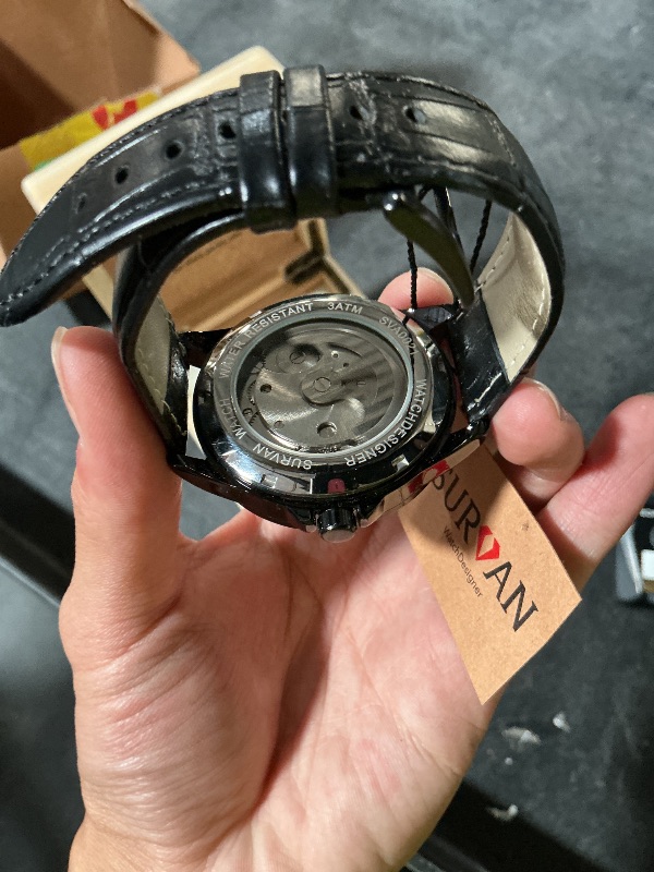 Photo 1 of **FOR PARTS ONLY**(NON FUNCTIONAL)
SURVAN WatchDesigner Men's Automatic Mechanical Watch