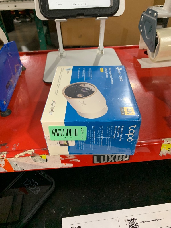 Photo 1 of ******* factory sealed *******Tapo MagCam 4K Outdoor Wireless Security Camera - Up to 200-Day Battery, Magnetic Mount, Person/Vehicle Detection, Subscription-Free Local Storage or Optional Cloud, Compatible with Alexa, C460