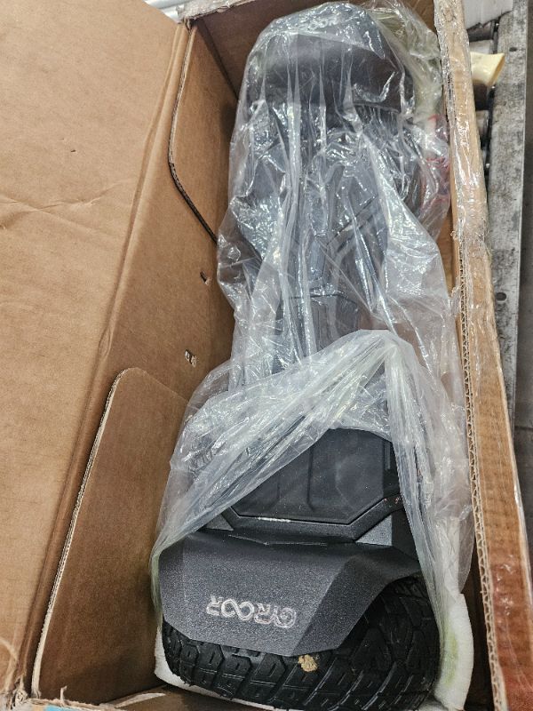 Photo 1 of **MISSING CHARGER** Gyroor Warrior 8.5 inch G2 All Terrain Off Road Scooter with Bluetooth Speakers and LED Lights, Self Balancing Scooter for Kids ages 6-12 and Adults