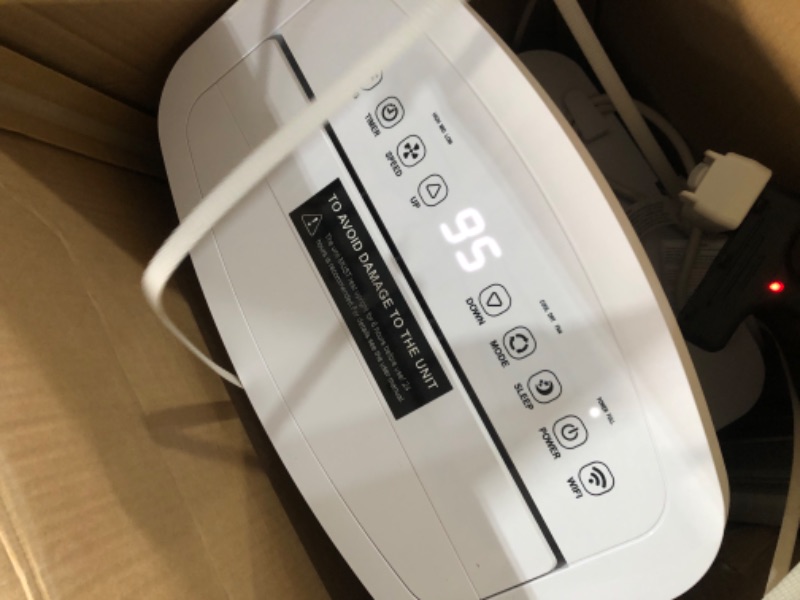 Photo 1 of 14000 BTU Portable Air Conditioners, Wi-Fi Smart Portable AC Unit, Cools Up to 700 Sq.Ft, 3-in-1 Cool/Dehumidify/Fan with Remote Control, 360° Wheels for Bedroom/Large Room ***ALLOW UPRIGHT FOR 24 Hrs BEFORE USE***