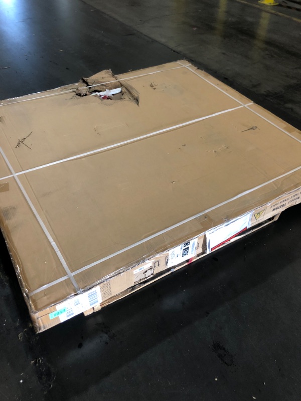 Photo 1 of ***TRUCK/TRAILER PICKUP ONLY***STIGA Outdoor Table Tennis Table – All-Weather Waterproof Aluminum Ping Pong Table with Net & Post, QuickPlay Assembly, 108" L x 60" W x 30" H, White-Blue, T8575W, White-Blue