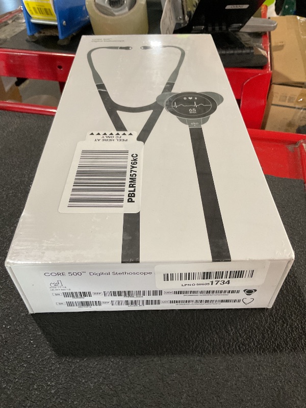 Photo 1 of ***FACTORY SEALED***
Eko CORE 500™ Digital Stethoscope — 40x Amplification, Active Noise Cancellation, 3-Lead ECG, FDA-Cleared AI with Eko+, Full-Color Display, Reimbursement Eligible — Matte Black, COR503-BLK