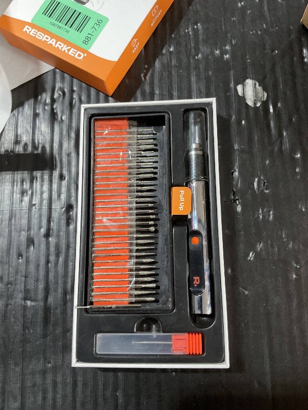 Photo 1 of ** may or may not work **
Resparked Customizer Engraving Pen Ultimate Cordless Portable Tool for Artists & DIYers - Engrave 50+ Surfaces - Beginner Friendly - Rechargeable - Free 30 Bits & Mastery Guide