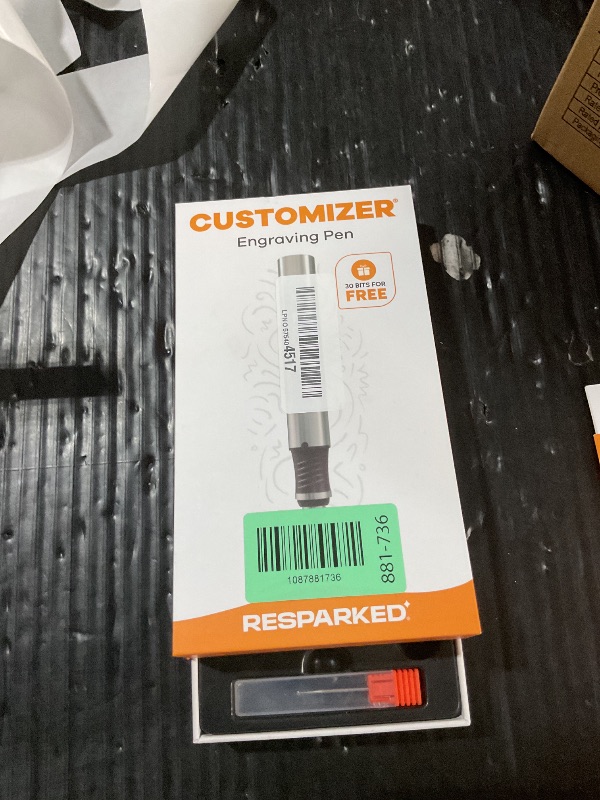 Photo 1 of ** may or may not work **
Resparked Customizer Engraving Pen Ultimate Cordless Portable Tool for Artists & DIYers - Engrave 50+ Surfaces - Beginner Friendly - Rechargeable - Free 30 Bits & Mastery Guide