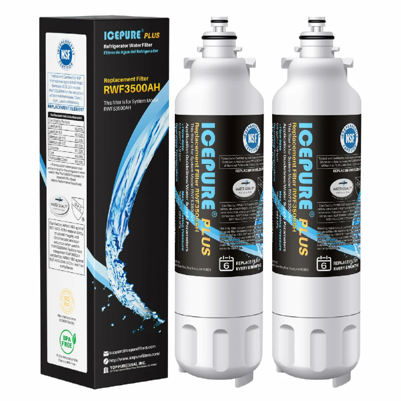 Photo 1 of ** only comes with one **
***STOCK IMAGE FOR REFERENCE*Star

ICEPURE PLUS/ PRO Refrigerator Water Filter Replacement For LG LT800P