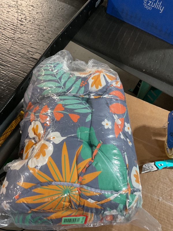 Photo 1 of ***STOCK IMAGE FOR REFERENCE***
Gnostik 2 Pack Outdoor Wicker Chair Cushions Waterproof Rocking Chair Cushion Floral U Shaped Patio Replacement Cushions with Ties for Porch, Garden,18.6" x 18.6"