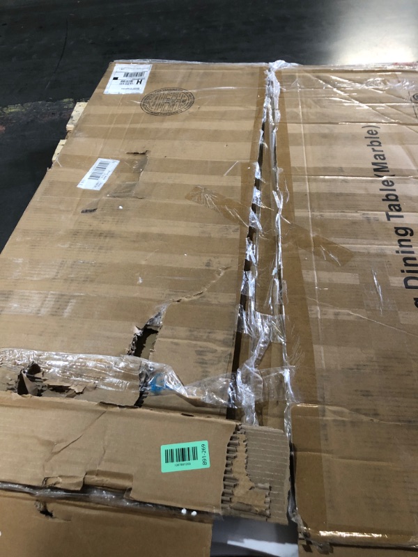 Photo 1 of ***TRUCK/TRAILER PICKUP ONLY***Garvee 79” Dining Room Table for 6-8 People, Marble Dining Table
