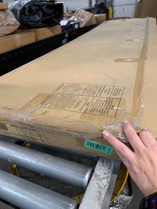 Photo 1 of ***MISSING PARTS***

Lucid Mid-Rise Upholstered Headboard - Diamond Tufted - Padded Polyester - Adjustable Height from 34” to 46” - Easy Assembly - Bed Frame or Wall Mount - Sturdy - Stone - King / Cal King Size
