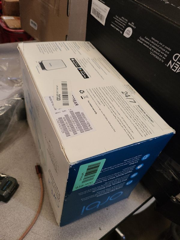 View 2 of NETGEAR Orbi Whole Home Mesh WiFi 6 Satellite (RBS850) - Adds up to 2,500 sq. ft. Coverage, AX6000 (Up to 6Gbps)