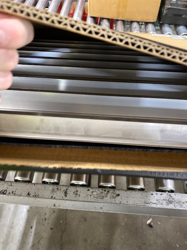 Photo 1 of UOKRR Threshold Ramp for Wheelchairs, 3-5.5" Rise and 30"×36" W Platform Aluminum Wheelchair Ramp, Door Threshold Ramps with a Non-Slip Thick Door Mat(Fits 36" W Doorways)