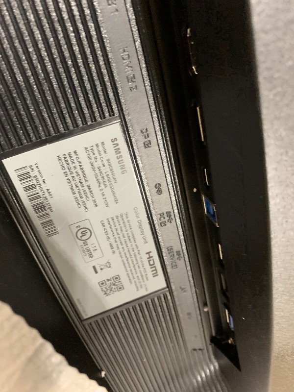 Photo 1 of Samsung 49” Business Curved Ultrawide Dual QHD Computer Monitor, USB-C, DisplayPort, HDMI, 120Hz, VESA DisplayHDR 400, Built-in Speakers, Height Adjustable Stand, Eye Care, LS49C954UANXZA, 2024