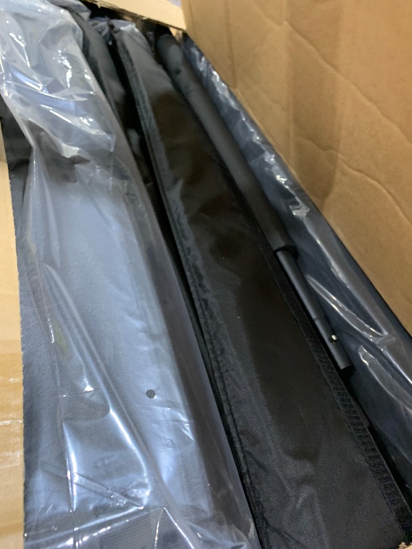 Photo 1 of Golf Simulator Enclosure Kit with Premium HD Impact Screen, Full Safety Padding & Blackout Curtain, Home Golf Sim Setup Compatible with Launch Monitors, Indoor Cage Net Golfing Accessories (10 x 8 ft)