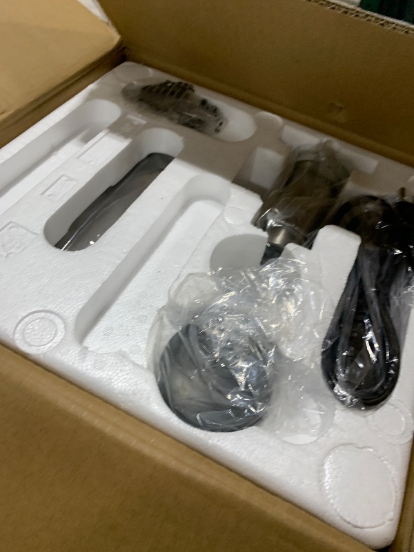 Photo 1 of USED//Bluelinecool Electric Stainless Steel Meat Grinder - 3500W ETL Sausage Stuffer & Meat Mincer with 3 Plates, 2 Blades, Sausage Tubes Set, Reverse Function - Ideal for Family Meals, BBQ, Burgers, EG408