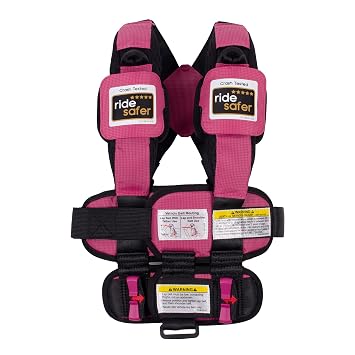 Photo 1 of RideSafer Gen 5 - Extra Small (XS) Pink, Lightweight, Compact, Portable Car Seat, 2+ Years; 26.5–40 lb - Perfect for Travel and Everyday Child Safety