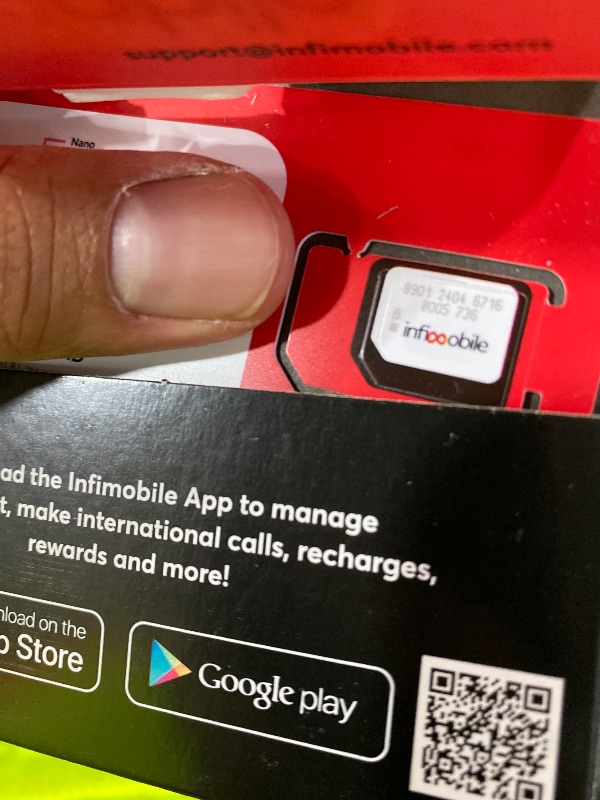 Photo 1 of Infimobile Prepaid Unlimited Plan: 12 Months 15GB High-Speed Data Per Month Unlimited Data Talk & Text Prepaid Plan Service SIM Card Nationwide Coverage 4G, 5G Network : Cell Phones & Accessories