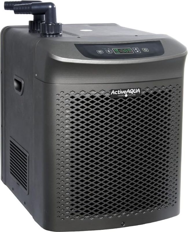 Photo 1 of Active Aqua 0.5 HP Water Chiller with Boost | Cold Plunge & Ice Bath Cooler | Rapid Digital Temp Control | Fresh & Salt Water, Hydroponics, Aquariums | 90–172 Gal (1 HP)