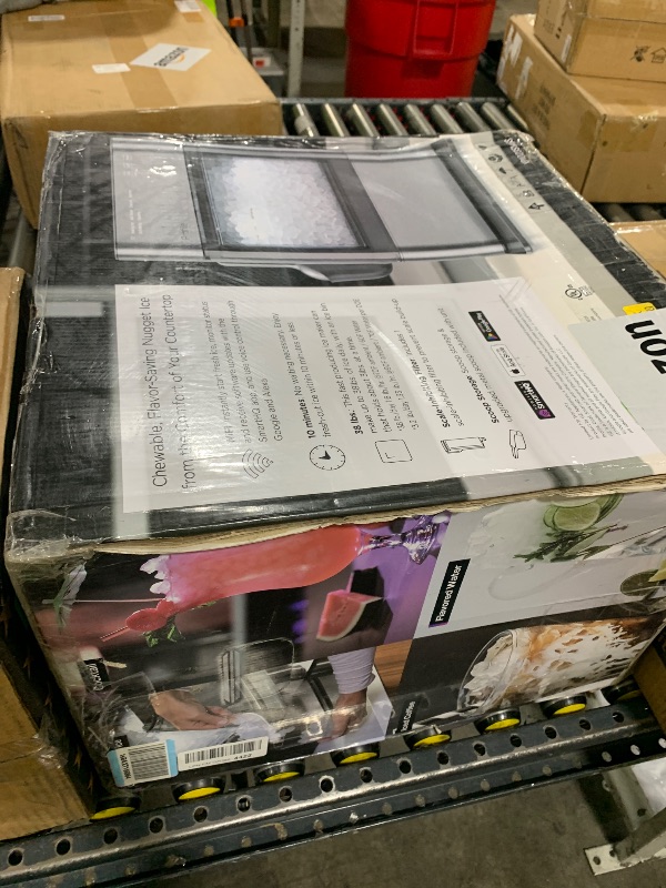 Photo 1 of GE Profile Opal 2.0 Ultra Nugget Ice Maker with Scale Inhibiting Filter, Scoop Included, 38 lbs in 24 Hours, Pellet Ice Machine with WiFi & Smart Connected, Stainless Steel