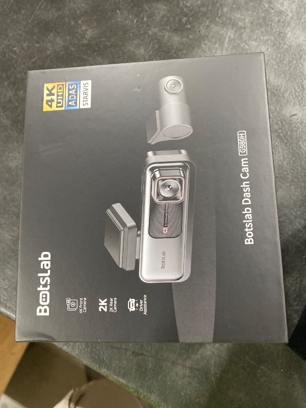 Photo 1 of BOTSLAB 4K Dash Cam Front and Rear[2026 Upgraded], 64GB SD Card Included, STARVIS Sensor, 170° Ultra Wide 4K+2K Dashcam with ADAS, Night Vision, 24/7 Parking Mode, WDR, 5.8GHz WiFi, GPS,Loop Recording