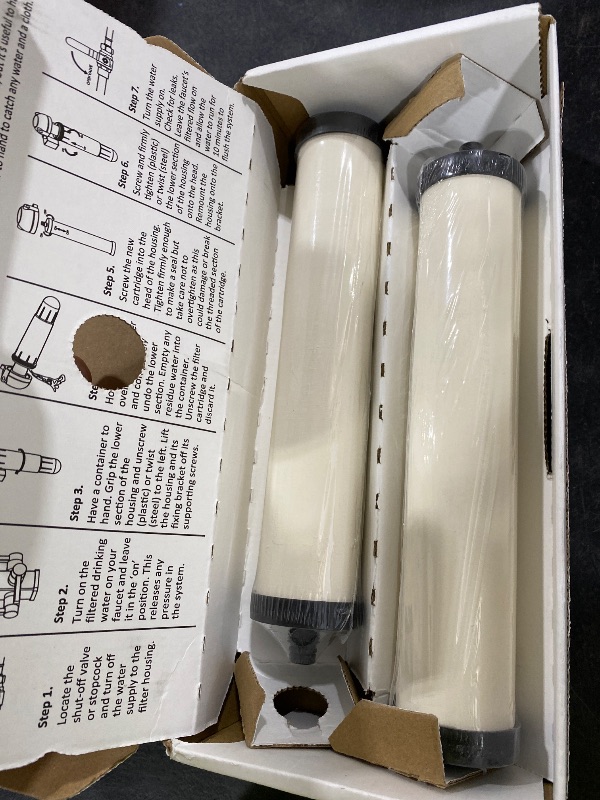 Photo 1 of Faucet Parts USA Rohl® FRX02 HRF-1000 FR9455 Perrin & Rowe® Compatible Replacement Water Filter (Twin Pack) to fit U.1812 and U.1812-2
