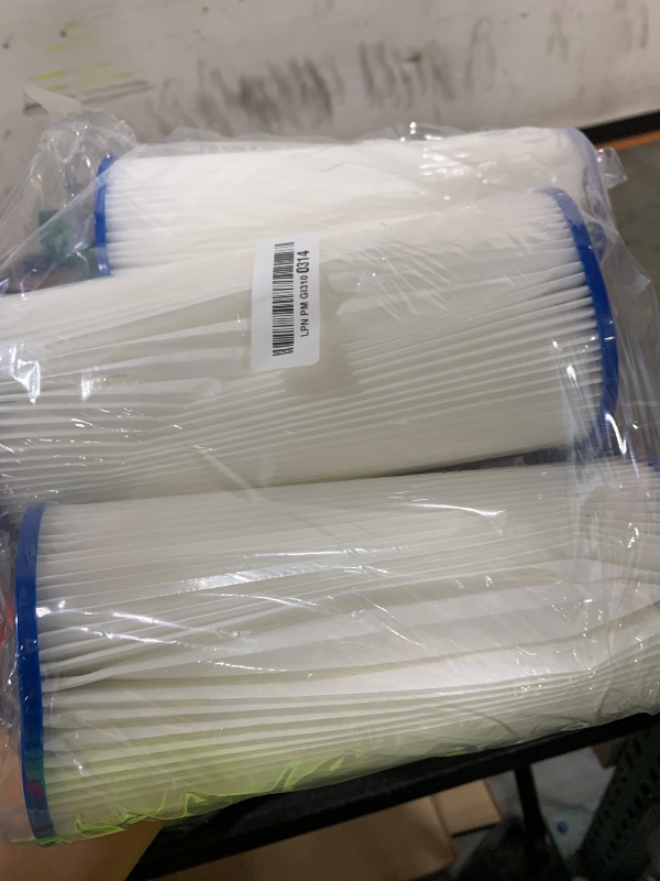 Photo 1 of Membrane Solutions 50 Micron Pleated Water Filter Home 10"x4.5" Whole House Heavy Duty Sediment Replacement Cartridge Compatible with ECP10-1,ECP20-BB,R50-BBSA,FXHSC,CB1-SED10-BB (4 Pack)