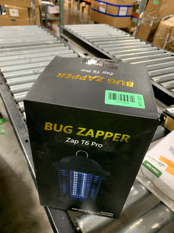 Photo 1 of GOOTOP Bug Zapper Outdoor, Mosquito Zapper, 4200V 3 Prong Plug in Electric Fly Zapper, Mosquito Killer, Fly Traps, Flying Insects Zapper Indoor Outdoor, ABS Plastic Outer (Black)