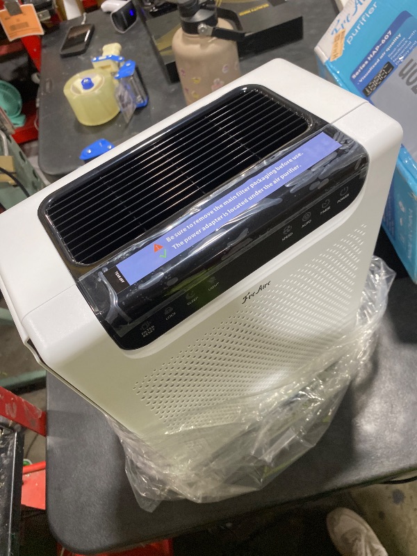 Photo 1 of Air Purifiers for Home Large Room, Cover Up to 2600 Ft² with Washable Filters, Powerful Turbo Mode, PM2.5 Air Quality Display, 22dB Sleep Mode, Air Cleaner for Smoke, Odors, HAP607, White
