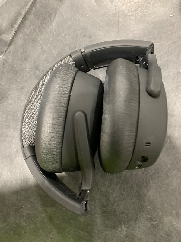 Photo 1 of Skullcandy Crusher ANC 2 Wireless Over-Ear Bluetooth Headphones with Multi-Sensory Bass, Active Noise Cancelling, Up to 60 Hours Battery, Microphone for iPhone Android - True Black
