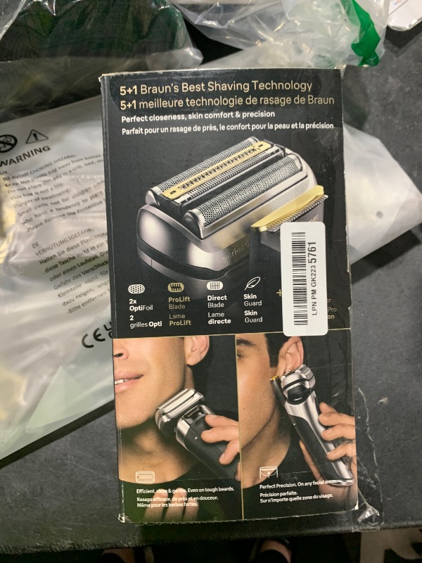 Photo 1 of Braun Series 9 PRO+ Electric Razor for Men, 5 Pro Shave Elements & Precision Long Hair Trimmer, 6in1 SmartCare Center, Wet & Dry Electric Shaver for Smooth Skin with 60min Battery Runtime, 9517s