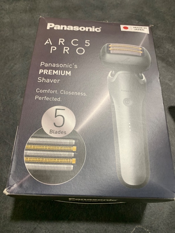 Photo 1 of Panasonic ARC5 PRO Electric Razor for Men, Wet/Dry 5-Blade Foil Shaver for Thick Beard & Stubble, 20D Flexible Head, Enhanced Beard Sensor, Pop-Up Trimmer – ES-L550WS