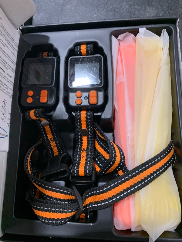 Photo 1 of DJNFGQ GPS Wireless Dog Fence System, Electric Dog Fence Using GPS Electric Satellite Technology, IPX7 Waterproof Rechargeable Design, GPS Dog Collar Has 2 Modes Circular and Free-Form Fence(2pcs)