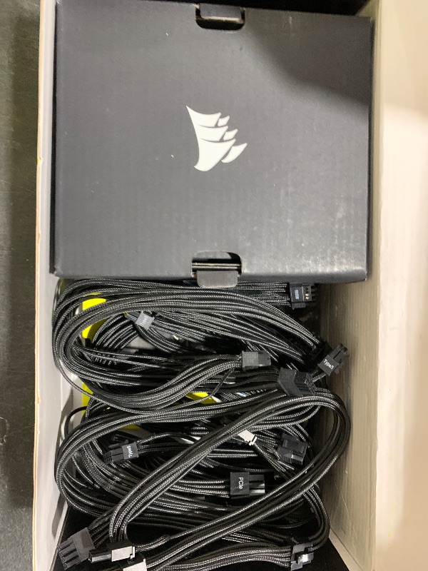 Photo 1 of CORSAIR SF1000 (2024) Fully Modular SFX Low Noise 80 Plus Platinum Power Supply – ATX 3.1 Compliant, PCIe 5.1 Ready, Small Form Factor, Bracket Included – Black