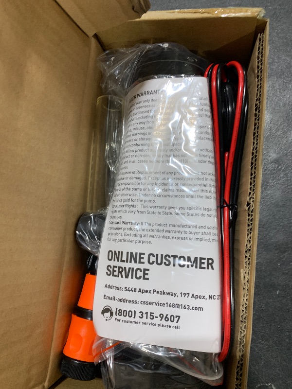 Photo 1 of 12V RV Portable Macerator Waste Pump for Sewage, 12GPM Suction 3.2 feet Lift 10 feet, Complete RV Macerator Pump Kit for Right Out of Box