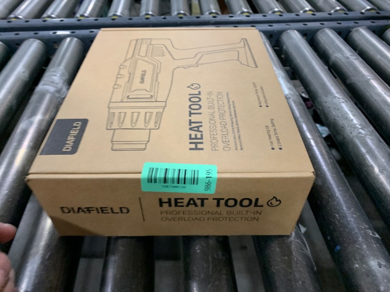 Photo 1 of DIAFIELD 1850W Heat Gun, Dual Temperature Settings 572.0 °F&1202 °F(300 °C~650 °C), Fast Heat Hot Air Gun, Durable& Overload Protection, with 4 Nozzles for Shrink Wrap, Vinyl, Crafts, Epoxy Resin