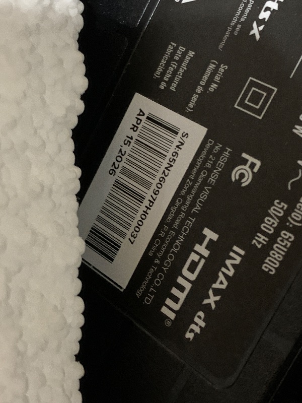 Photo 1 of Hisense 65" U8 Series ULED Mini-LED 4K UHD Smart Google TV (65U8QG) - QLED, Native 165Hz, VRR 288, Up to LD5600, 5000 Nits, HDR10+, Dolby Vision IQ · Atmos, IMAX Enhanced, 4.1.2 Ch Audio