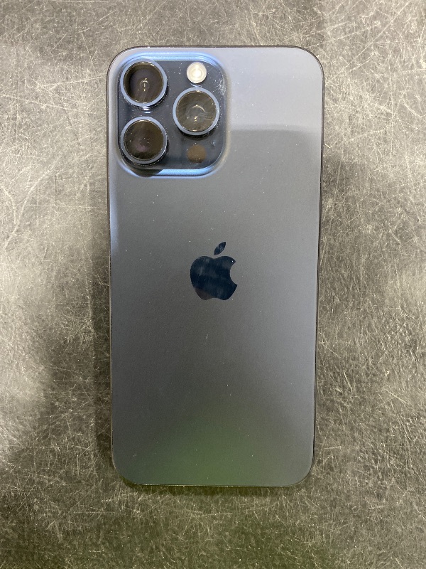 Photo 1 of Apple iPhone 15 Pro Max, 256GB, Blue Titanium - Unlocked (Renewed)