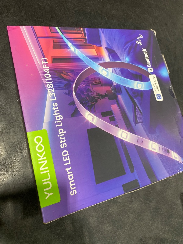 Photo 1 of RGB+IC LED Strip Light, 104ft Smart LED Light for Bedroom, Bluetooth APP Control, Color Changing LED Strip Lighting, 44 Scene Modes, Music Sync, TV Backlight Behind Strip, Home Decor, Gaming Room