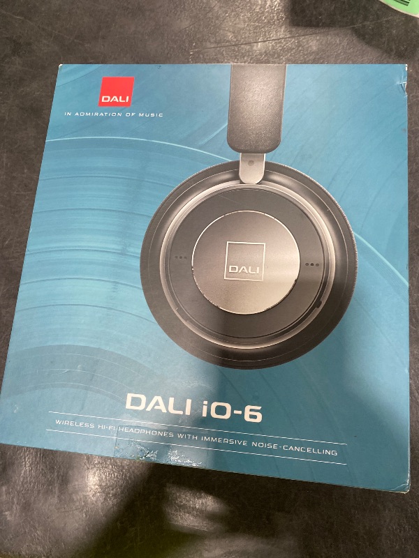 Photo 1 of DALI IO-6 Premium Wireless Over-The-Ear ANC Headphones - Iron Black