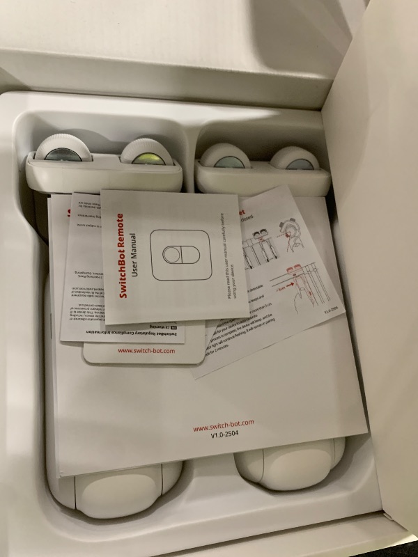 Photo 1 of SwitchBot 2025 Automatic Curtain Opener 2 Packs with Remote, Bluetooth Remote Control, WiFi&APP Control, Upgraded High-Performance, Add Hub to Work with Alexa, Google Home, HomeKit