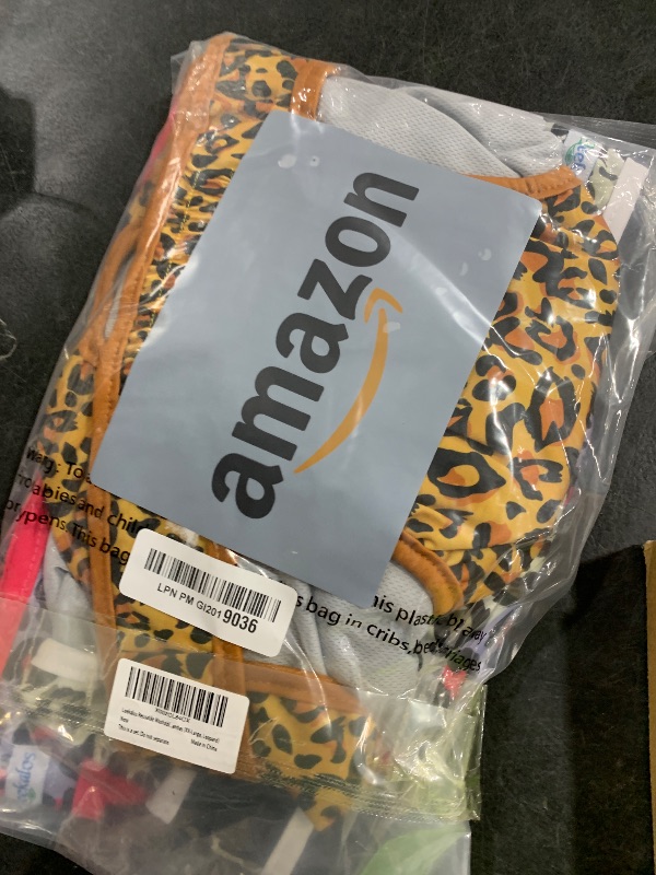 Photo 1 of Leekalos Reusable Washable Dog Diapers Female (3 Pack) - Highly Absorbent Doggie Diapers - Size Adjustable Puppy Diapers for Dog Period Panties (XX-Large, Leopard)
