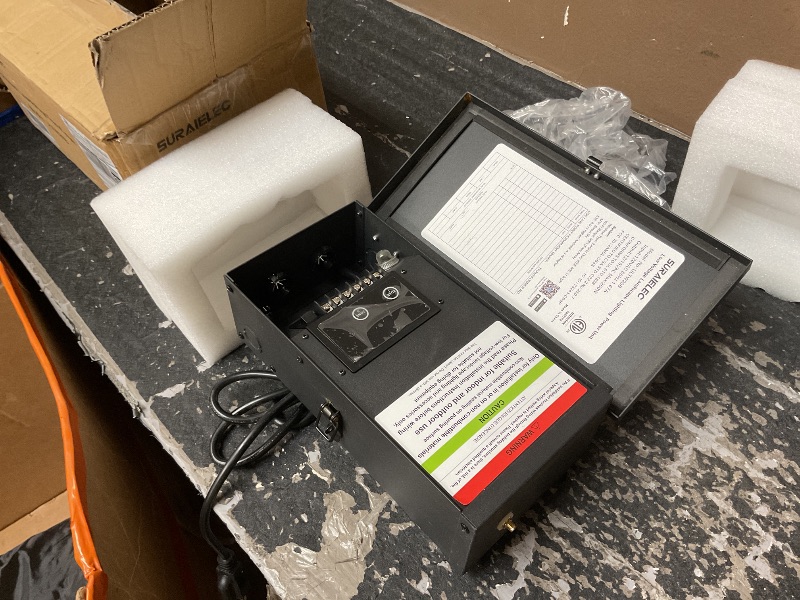 Photo 1 of SURAIELEC Smart Wi-Fi Low Voltage Transformer, 200W Indoor Outdoor Landscape Lighting Transformer with 2 Zones, 120V AC to 12V 15V AC Multi Tap Power Supply, Works with Alexa & Google Assistant
