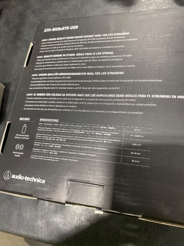 Photo 1 of Audio-Technica ATH-M50xSTS-USB StreamSet Streaming Headset