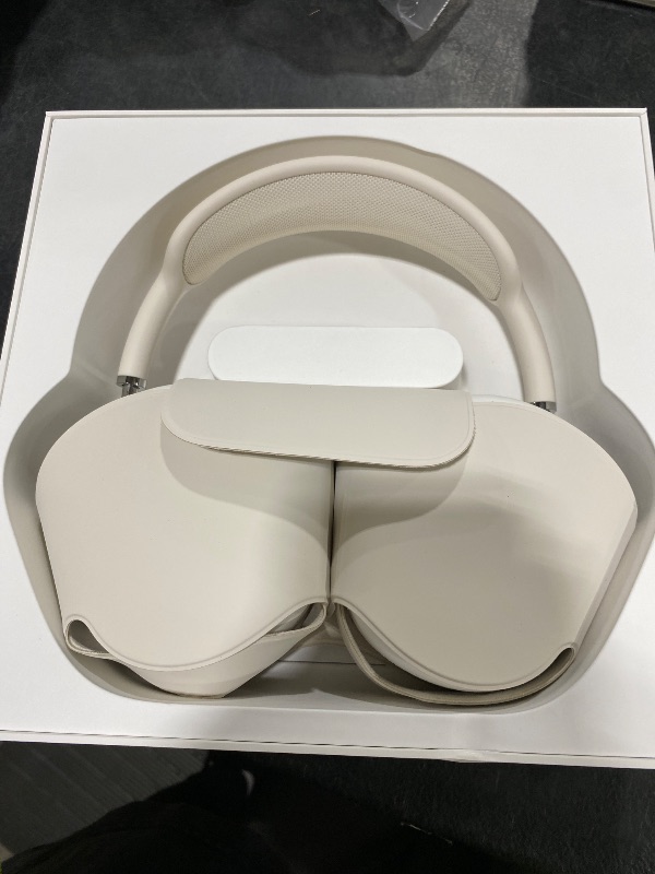 Photo 1 of Apple AirPods Max 2 Wireless Over-Ear Headphones, Active Noise Cancellation, Adaptive Audio, Personalized Spatial Audio, Live Translation, Bluetooth Headphones for iPhone – Starlight