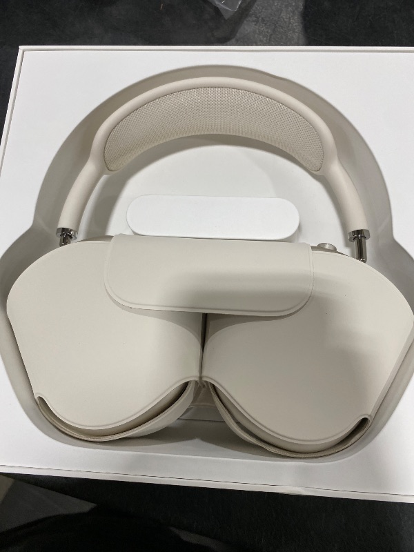 Photo 1 of Apple AirPods Max 2 Wireless Over-Ear Headphones, Active Noise Cancellation, Adaptive Audio, Personalized Spatial Audio, Live Translation, Bluetooth Headphones for iPhone – Starlight