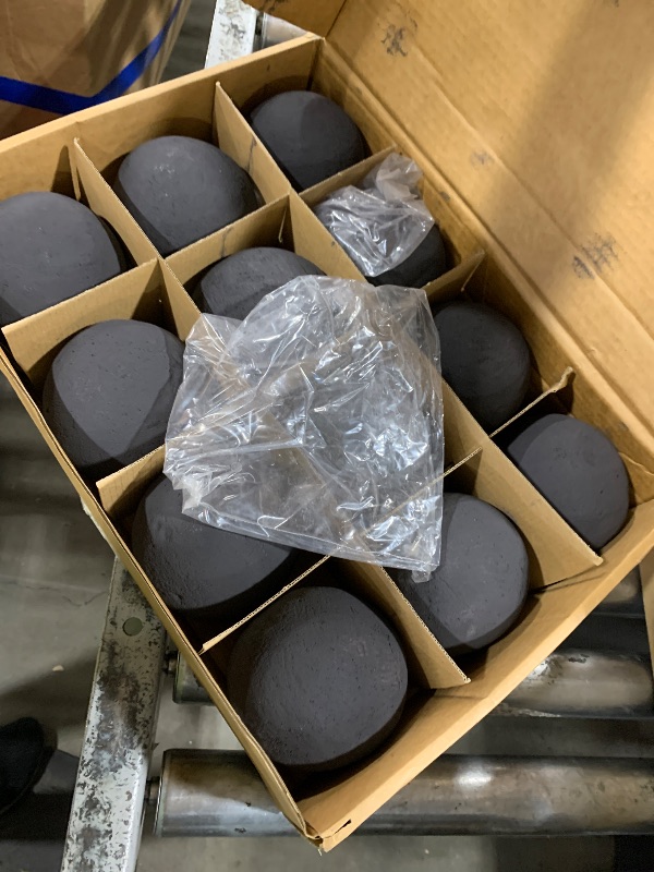 Photo 1 of Stanbroil Ceramic Balls - 4” Round Fire Stones for Fire Pit Fire Bowl and Fireplace - Set of 12, Black