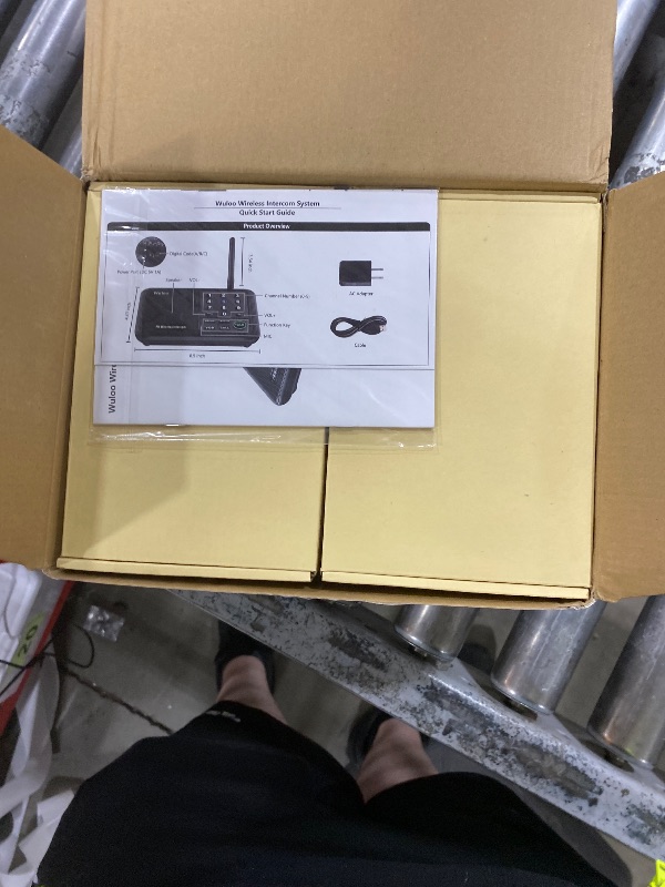 Photo 1 of Wuloo Intercoms Wireless for Home 5280 Feet Range 10 Channel 3 Code, Wireless Intercom System for Home House Business Office, Room to Room Intercom, Home Communication System (6 Units Set, White)