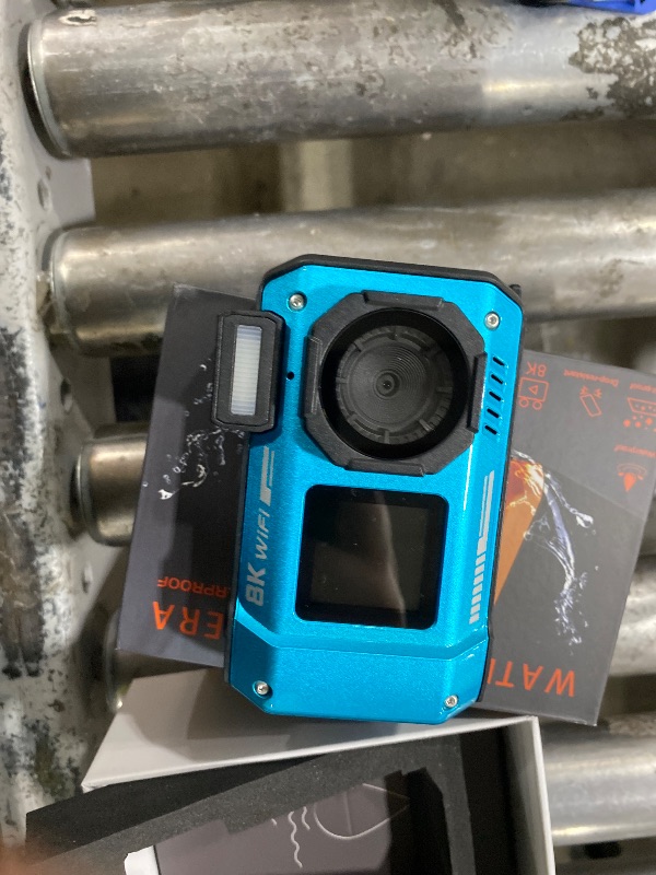 Photo 1 of 8K Underwater Camera, WiFi 33FT 70MP Waterproof Camera
