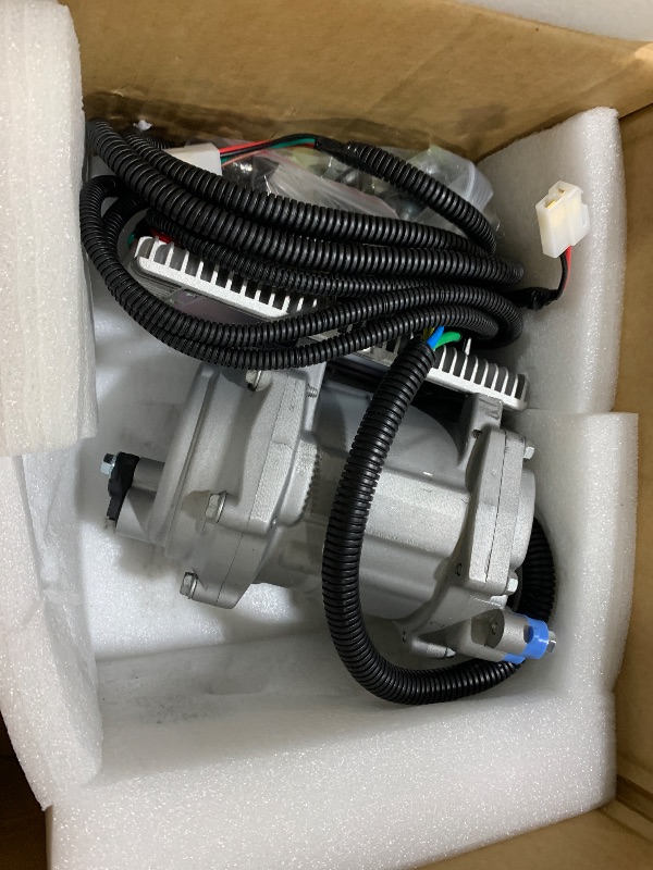 Photo 1 of ZFQPTO 12V Auto Compressor Universal AC Electric Compressor 20cc/r Air Conditioner Compressor AC.100.3851 for R134a