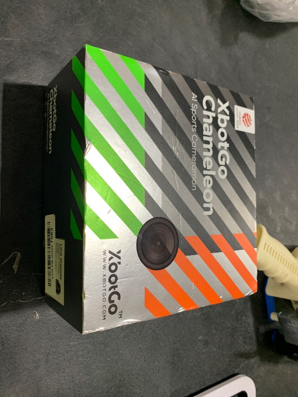 Photo 1 of XbotGo Chameleon AI Auto Sports Action Camera - 4K 60FPS Soccer Camera and Basketball Tracking Camera for Team Sports, Live Streaming, No Subscription, Works with iOS & Android (Lava Graphite)